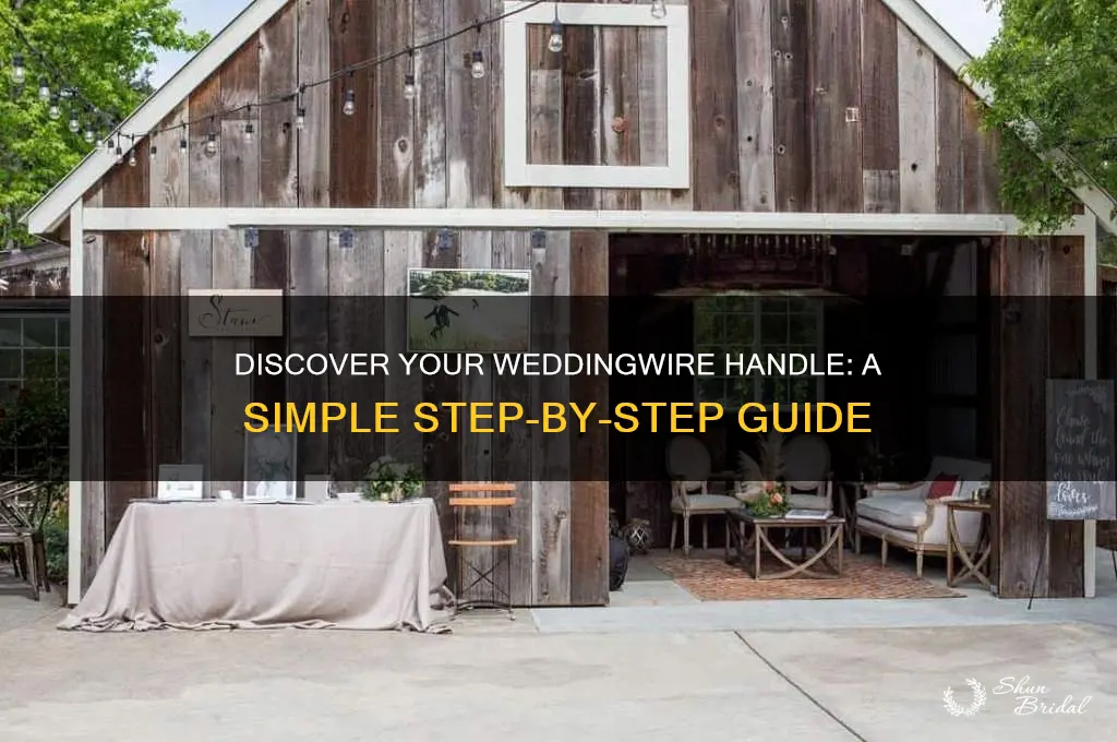 how to find my wedding wire handle