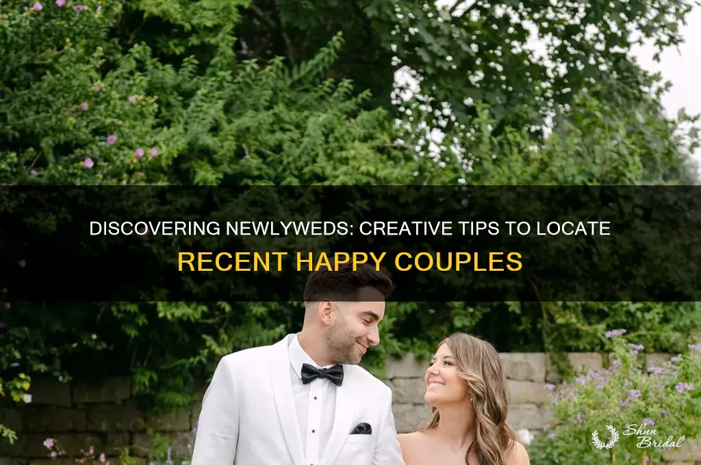 how to find newly weds