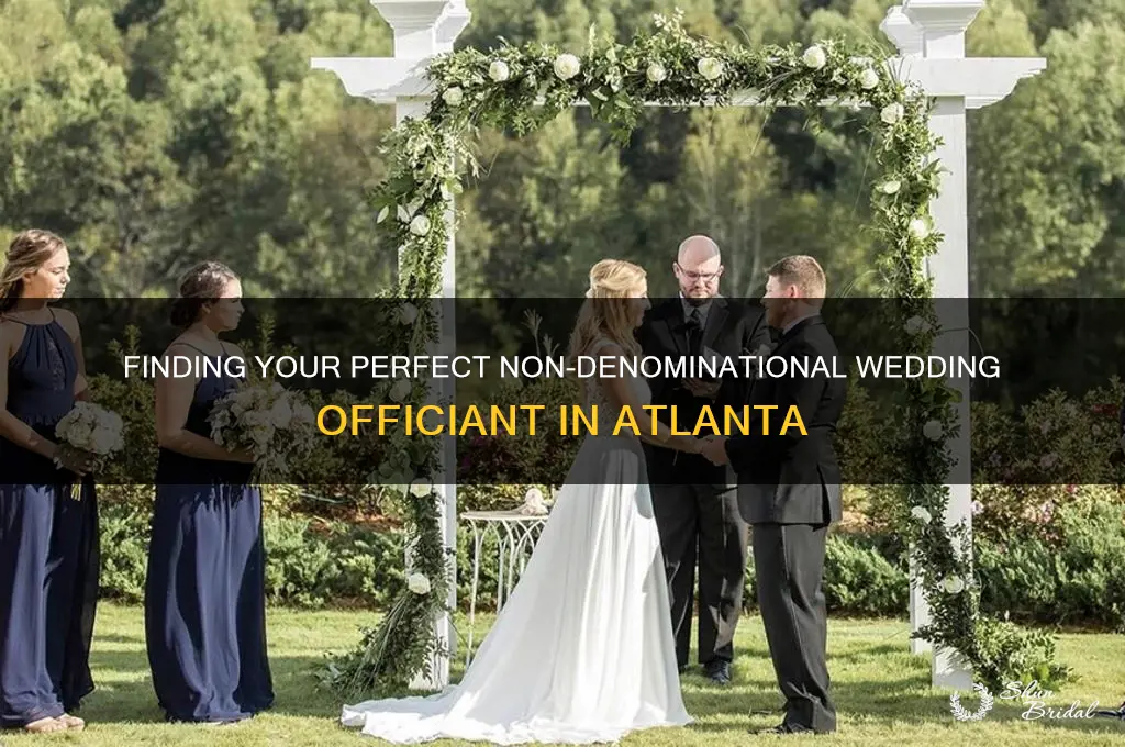 how to find non denominational wedding officient in atlanta