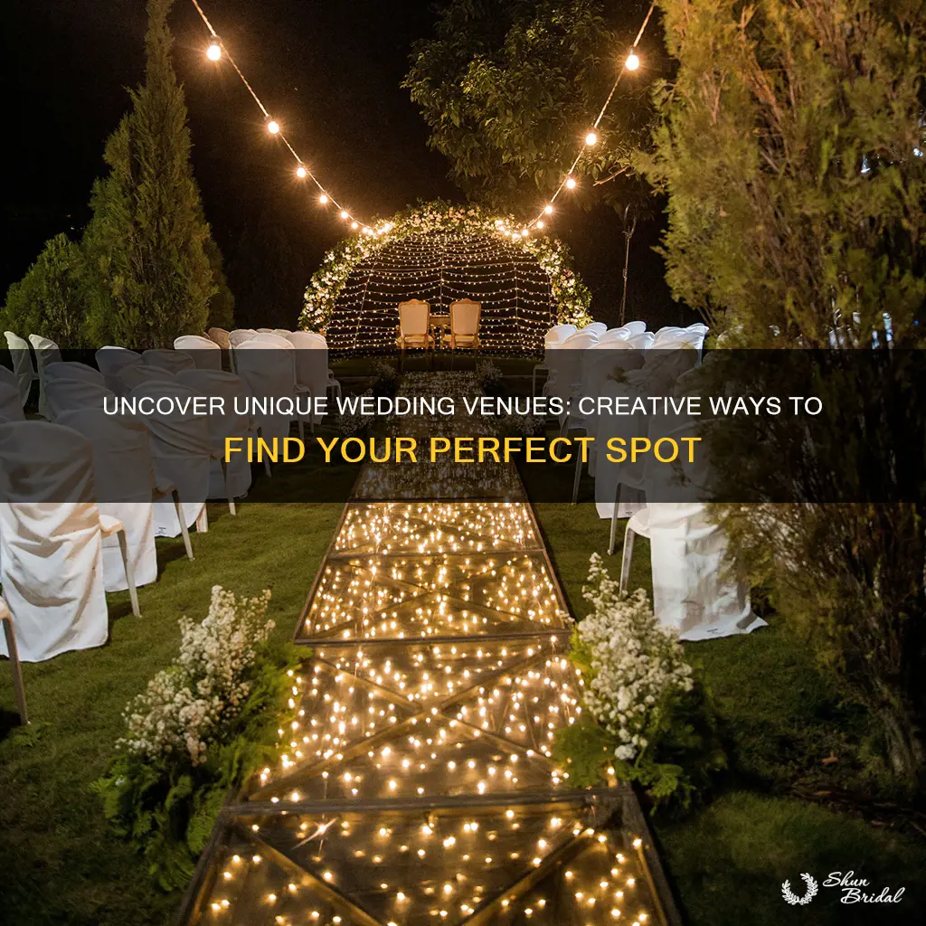 how to find obsure wedding venues