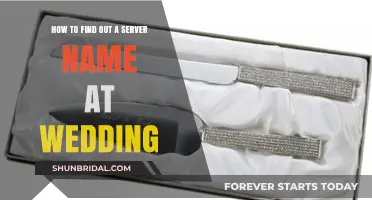 Discovering Your Wedding Server's Name: A Simple Guide for Guests