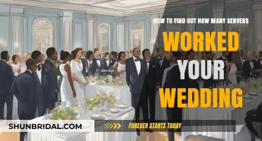 Discovering the Server Count for Your Wedding: A Simple Guide