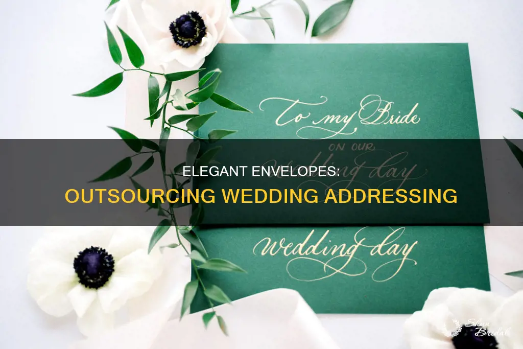 how to find someone to address wedding envelopes for me