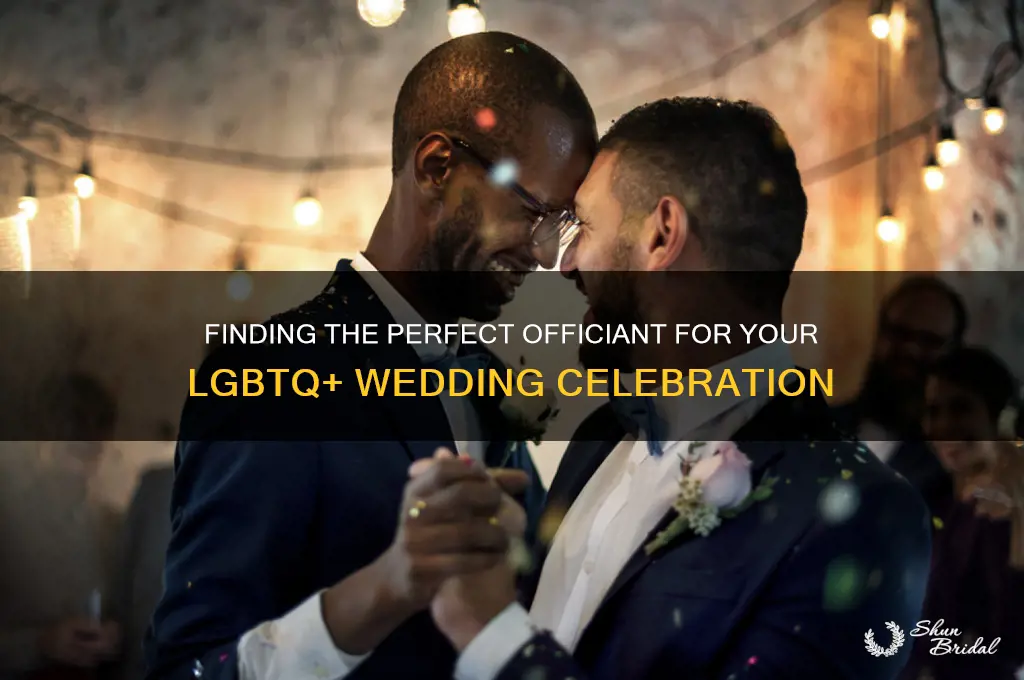 how to find someone to do a gay wedding