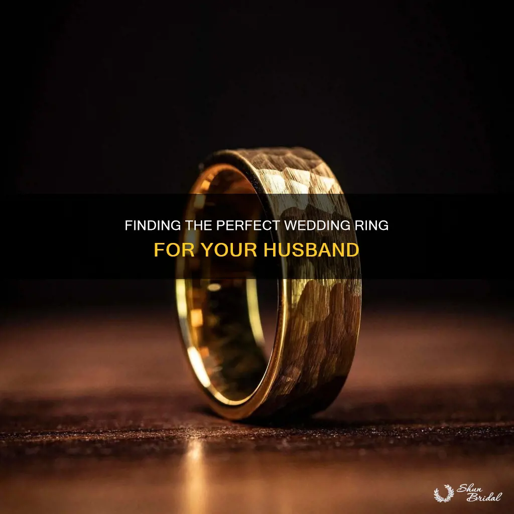 how to find the perfect wedding ring for your husband