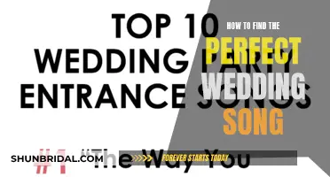 Finding Your Perfect Wedding Song: A Guide