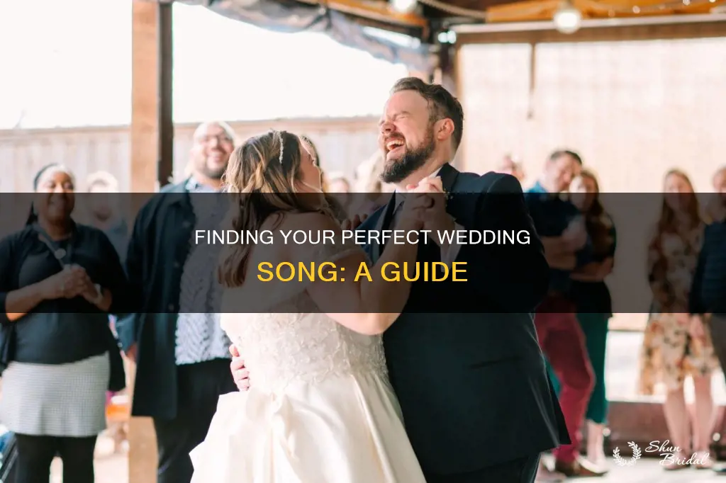 how to find the perfect wedding song