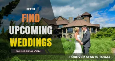 Discovering Upcoming Weddings: Tips and Tricks for Finding Local Celebrations