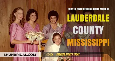 Finding 1980s Lauderdale County, Mississippi Wedding Records: A Guide