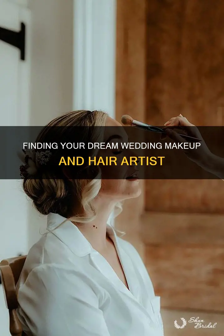 how to find wedding make up and hair artist