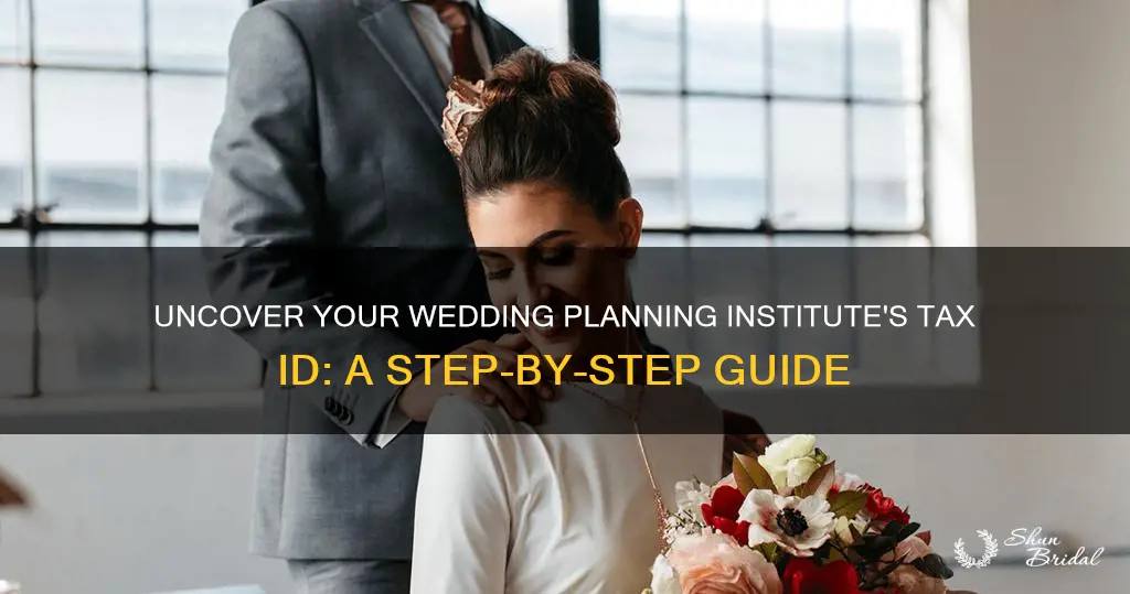 how to find wedding planning institute tax id number