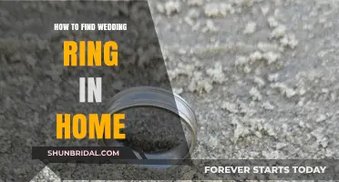 Finding Your Lost Wedding Ring at Home