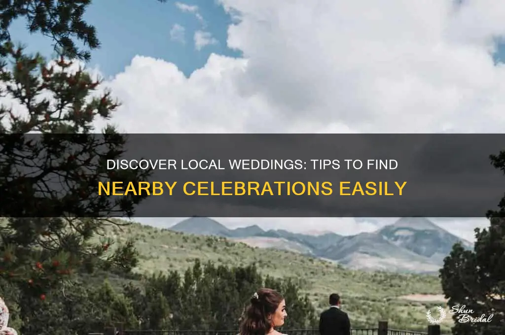 how to find weddings near you