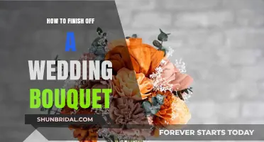 Elegant Final Touches: Mastering the Art of Finishing a Wedding Bouquet