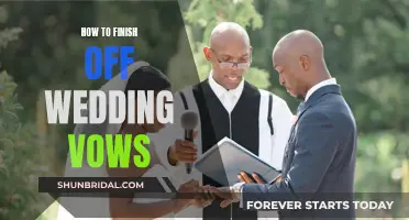 Crafting Wedding Vows: The Perfect Ending