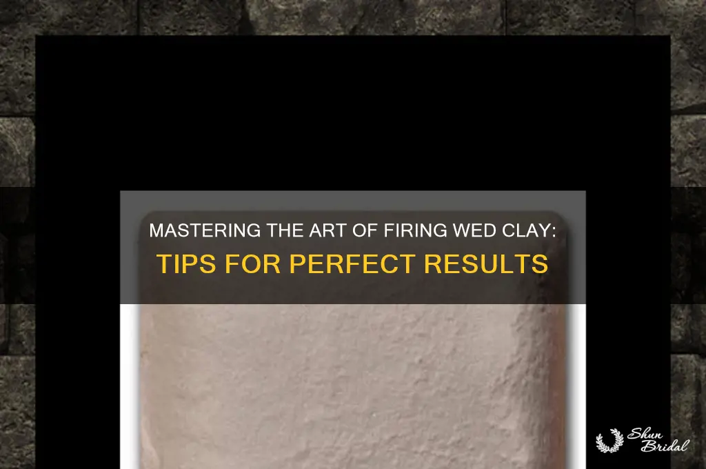 how to fire wed clay