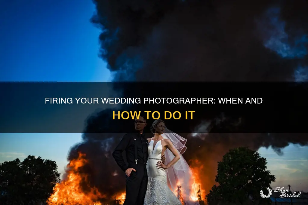 how to fire your wedding photographer draft