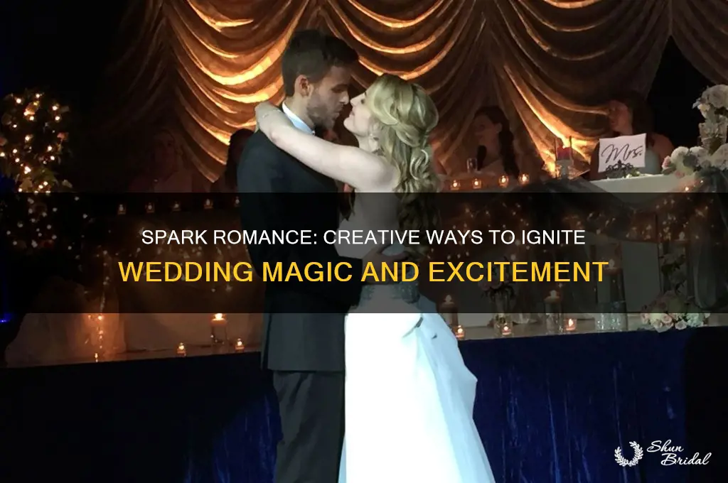 how to firespark up weddings