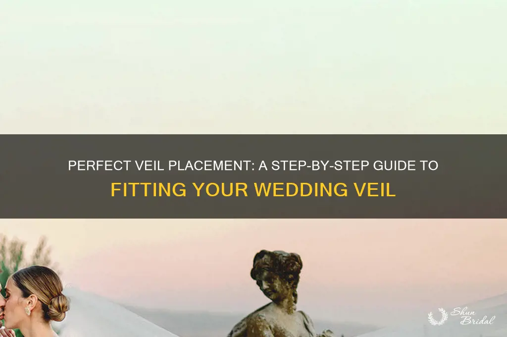 how to fit a wedding veil