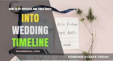 Mastering Wedding Timelines: Balancing Speeches and Table Visits Seamlessly