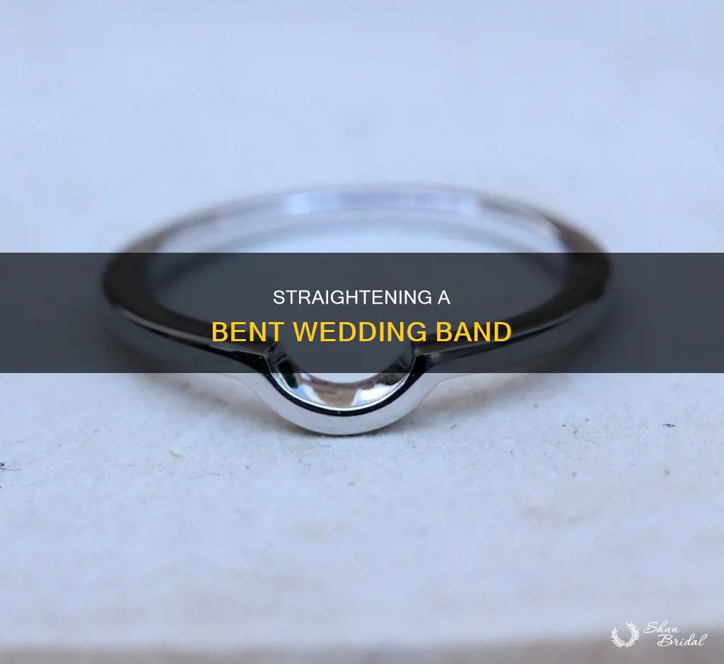 how to fix a bent wedding band