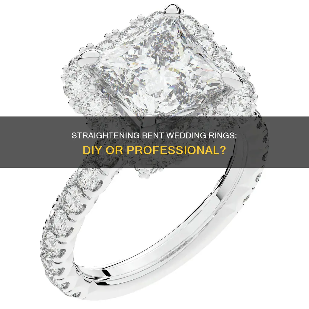 how to fix a bent wedding ring