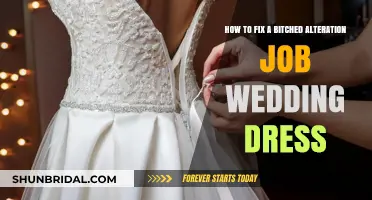 Salvaging Your Wedding Dress: Fixing a Botched Alteration