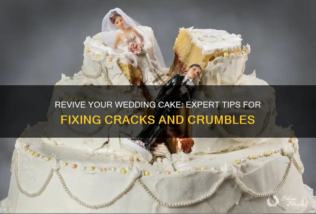 how to fix a broken wedding cake