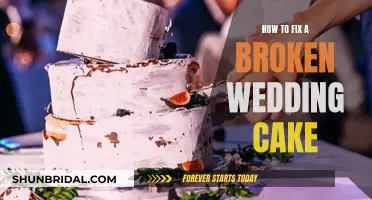 Repairing a Wedding Cake: Quick Fixes for a Broken Treat