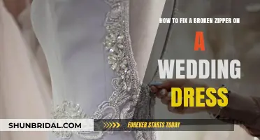 Emergency Wedding Dress Repair: Fixing a Broken Zipper