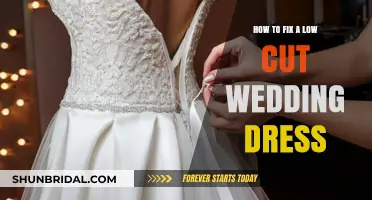 Fixing a Low-Cut Wedding Dress: Easy Solutions