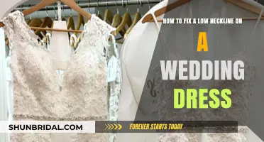 Fixing a Low Neckline: Altering Your Wedding Dress