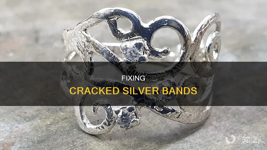 how to fix a sterling silver wedding band thats cracked