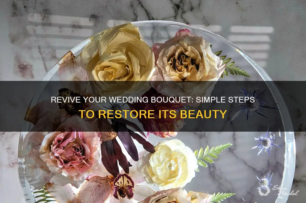 how to fix a wedding bouquet