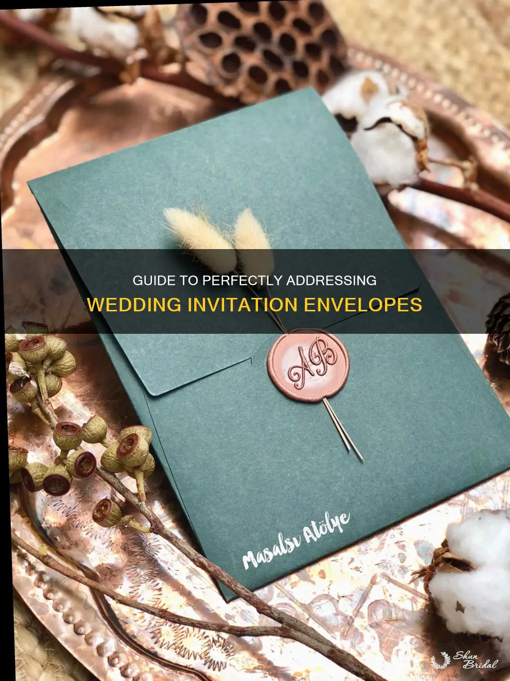 how to fix an wedding invitation envelope