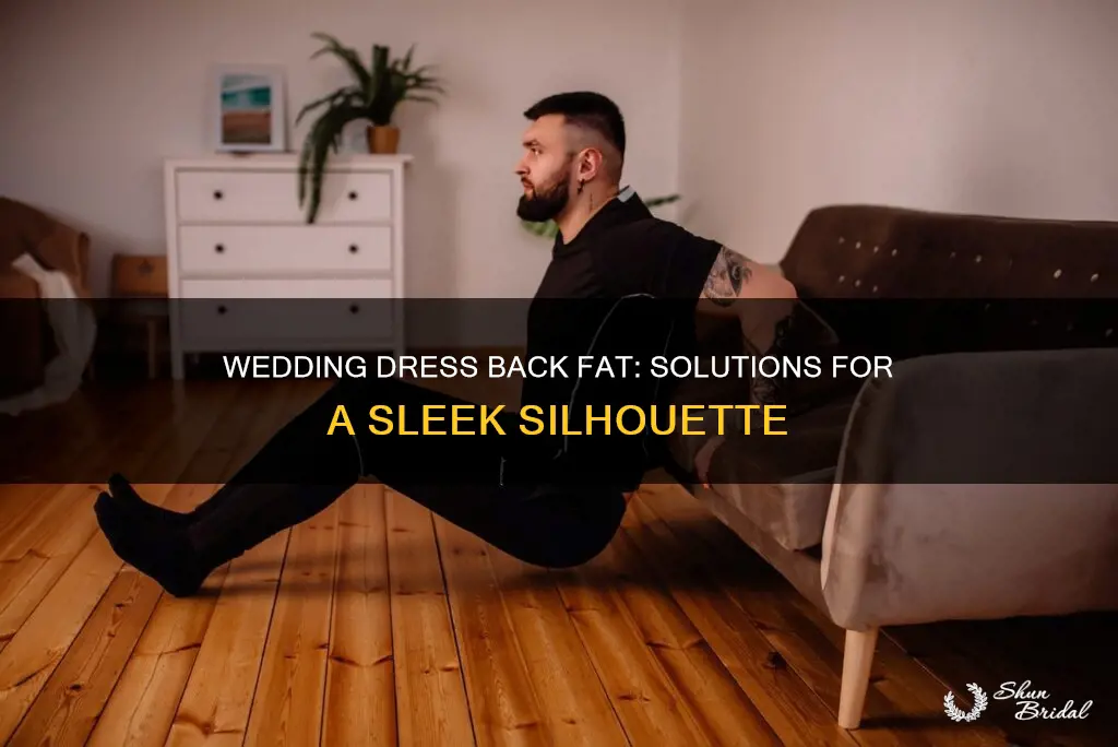 how to fix back fat in wedding dress