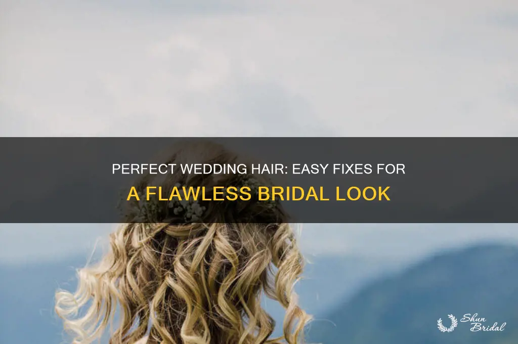 how to fix hair for wedding