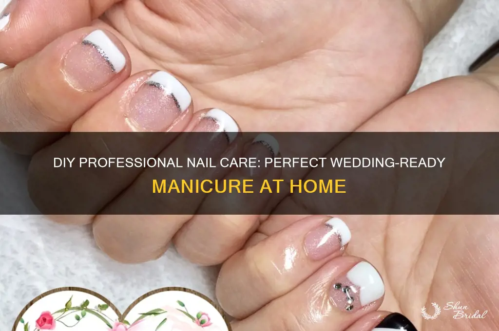 how to fix my nails professionally myself for a wedding