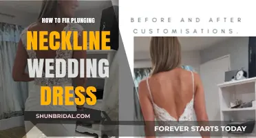 Adjusting a Wedding Dress: Tips for a Plunging Neckline