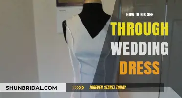 Repairing Sheer Wedding Dresses: A Guide to Fix See-Through Gowns