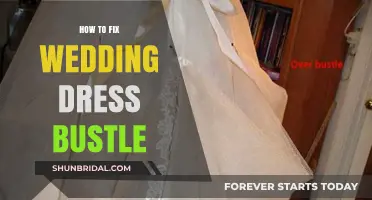 Fixing a Wedding Dress Bustle: Easy Steps to Save the Day