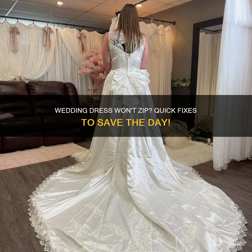 how to fix wedding dress that won