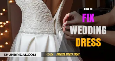 Mending Your Wedding Dress: Quick Fixes and Easy Repairs