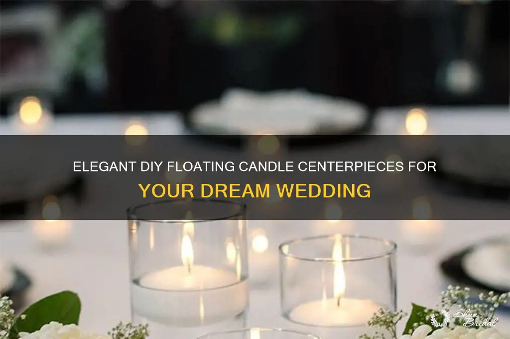 how to floating candles centerpieces for weddings