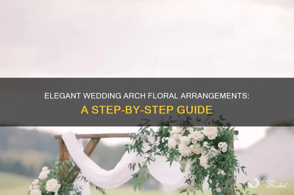 how to flower arrange wedding arch
