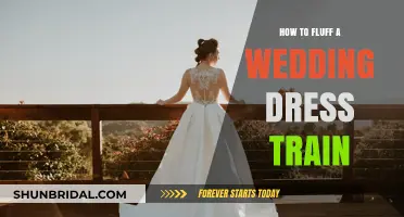 Fluffing Your Wedding Dress Train: A Step-by-Step Guide