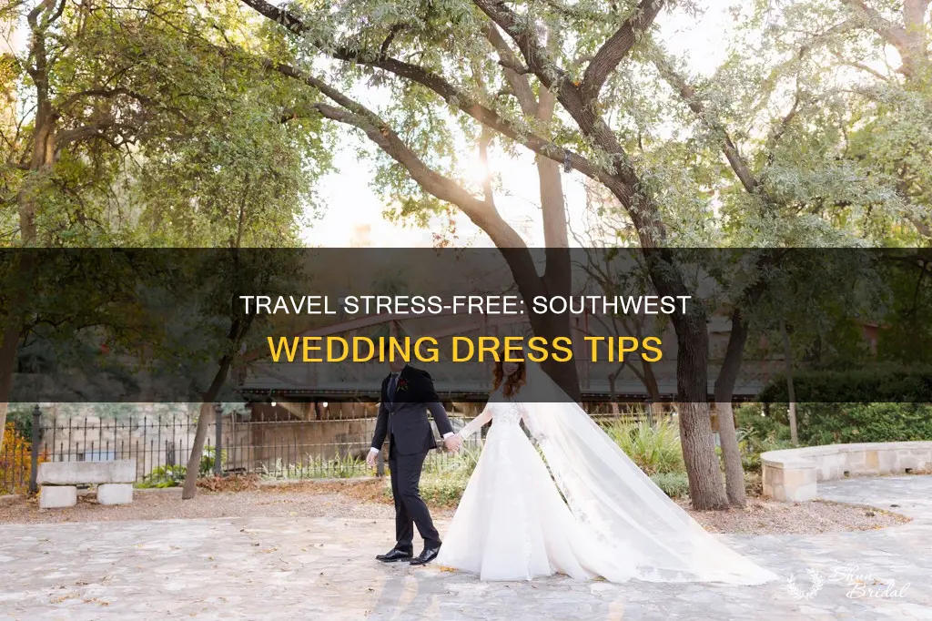 how to fly southwest with wedding dress