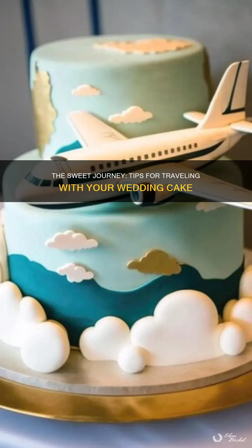 how to fly with a wedding cake