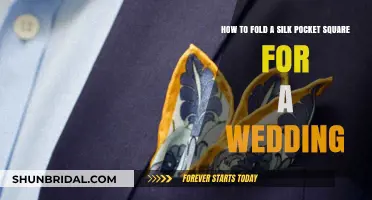 Elegant Silk Pocket Square Folding Guide for Wedding Attire