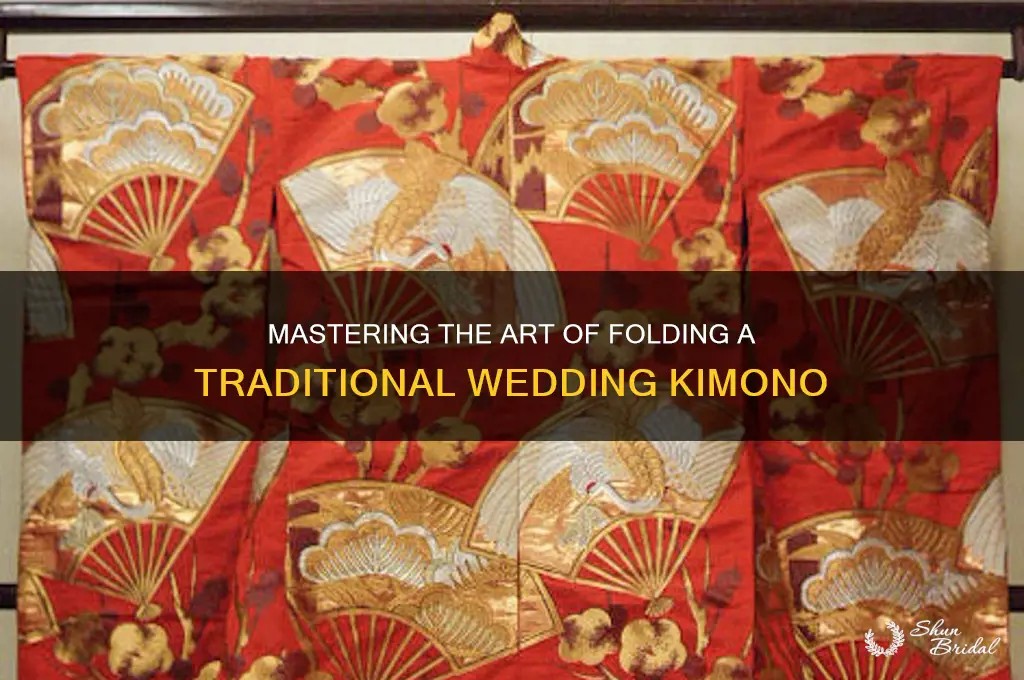 how to fold a wedding kimono
